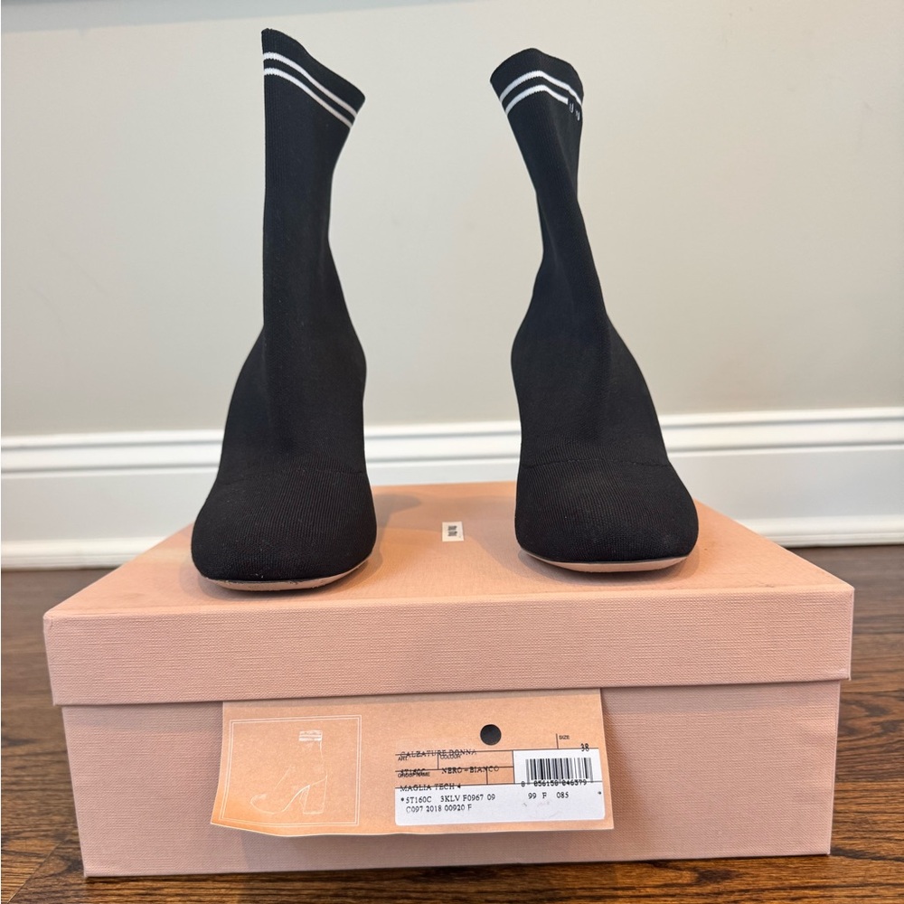 Miu Miu Sock Booties size 38. Authentic, Great Condition! - Picture 2 of 11